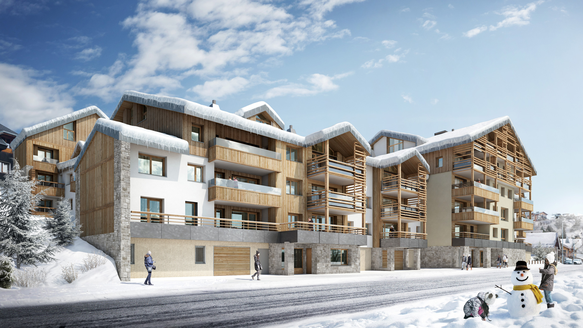 Programme immobilier neuf Fermes de l'Alpe à l'Alpe d'Huez