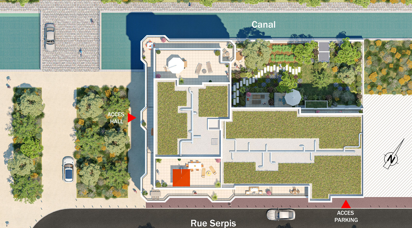 Plan Masse Esprit Art Déco à Clamart
