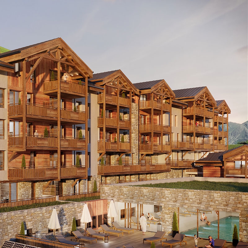Appartement neuf Les Loges Blanches à Mont-de-Lans Les 2 Alpes