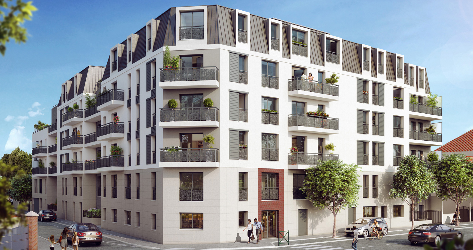 Appartement neuf à Sannois résidence Coeur Utrillo