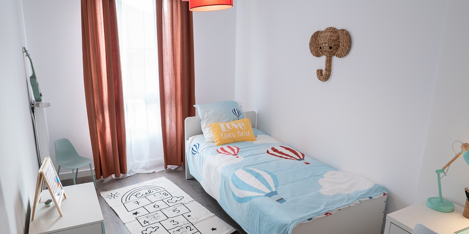 Chambre enfant appartement témoin Coeur Atlantis 2 à Massy