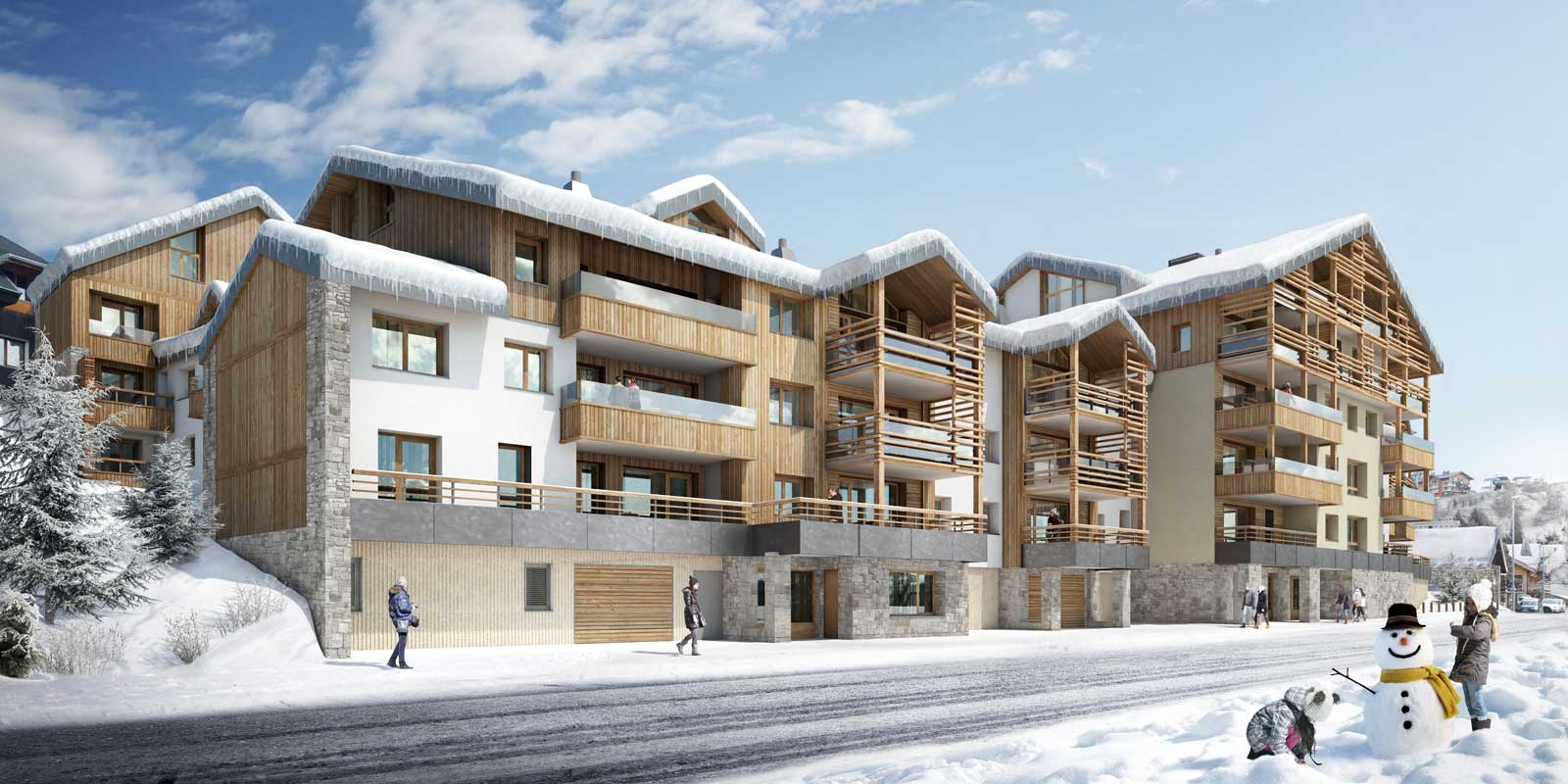 Appartement neuf Les Fermes de L'Alpe à Huez