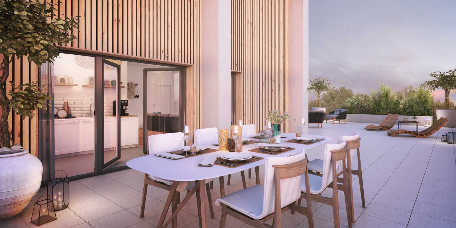 Terrasse Vert'uose à Bordeaux