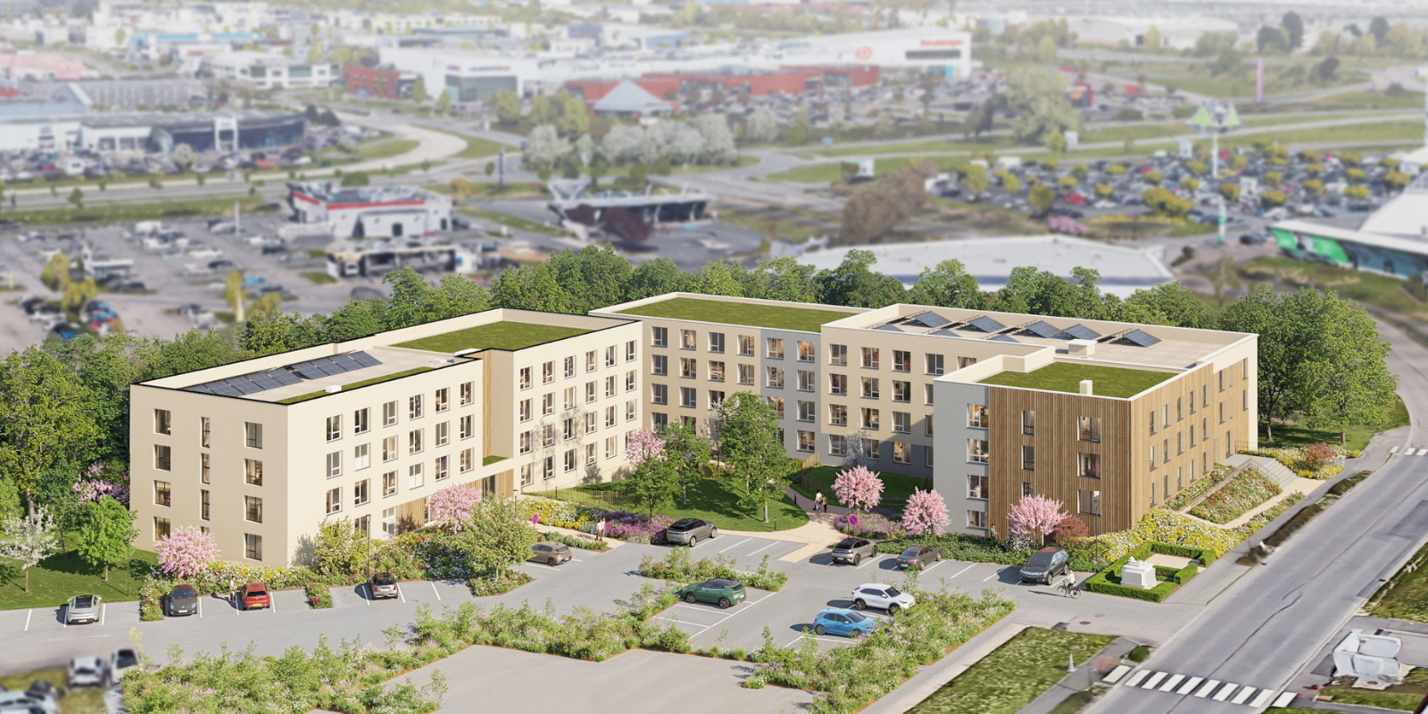 appartement neuf vue aerienne Metz me Up