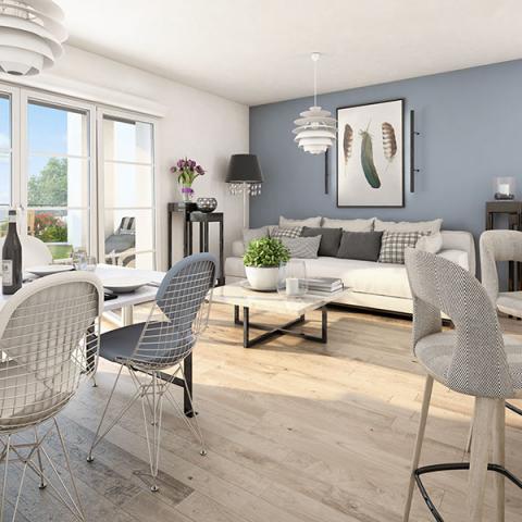 Intérieur Appartement neuf Puteaux L'Orangerie