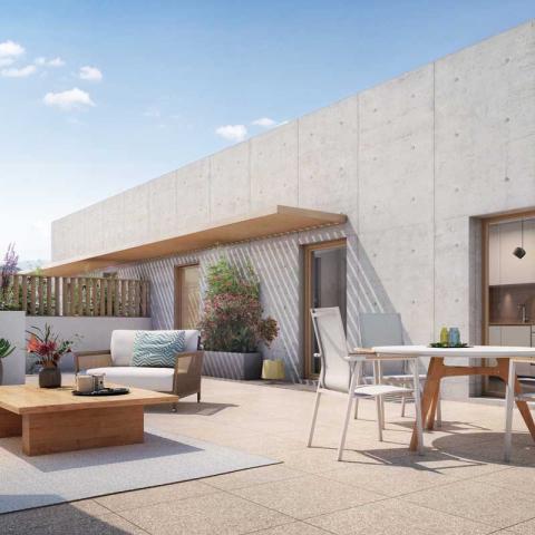 Terrasse Millésime à Lyon
