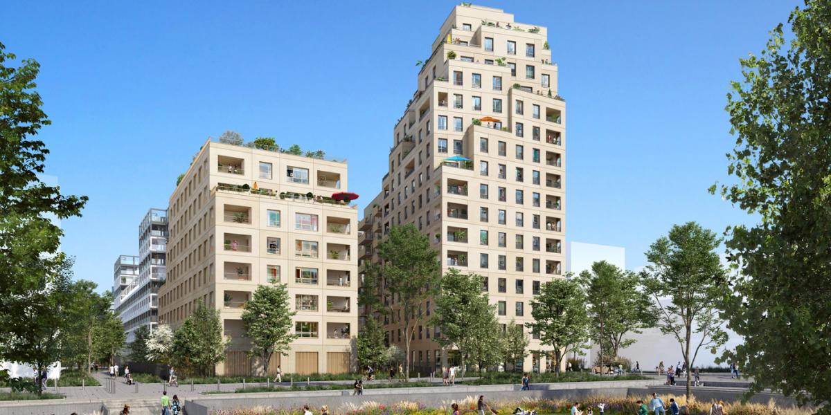Vue extérieure résidence Central Parc Asnières-sur-Seine (92)
