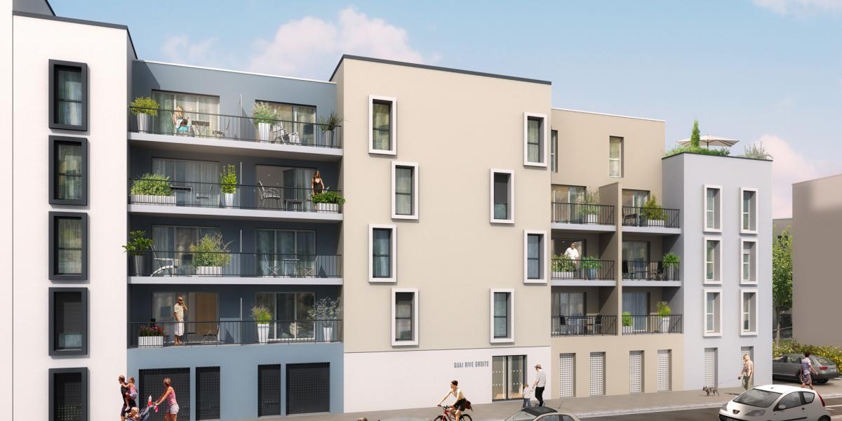 Programme immobilier neuf Quai Rive Droite à Cherbourg-en-Cotentin