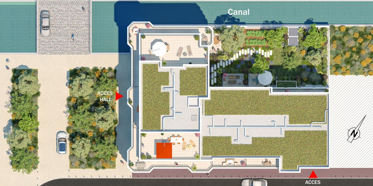 Plan Masse Esprit Art Déco à Clamart